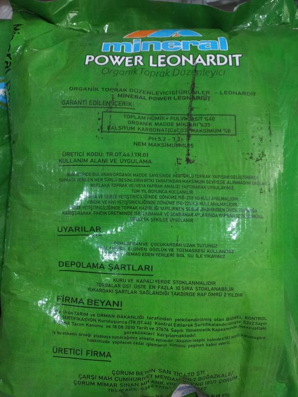 POWER LEONARDİT KARIŞIM TOPRAK DÜZENLEYİCİ 25 KG